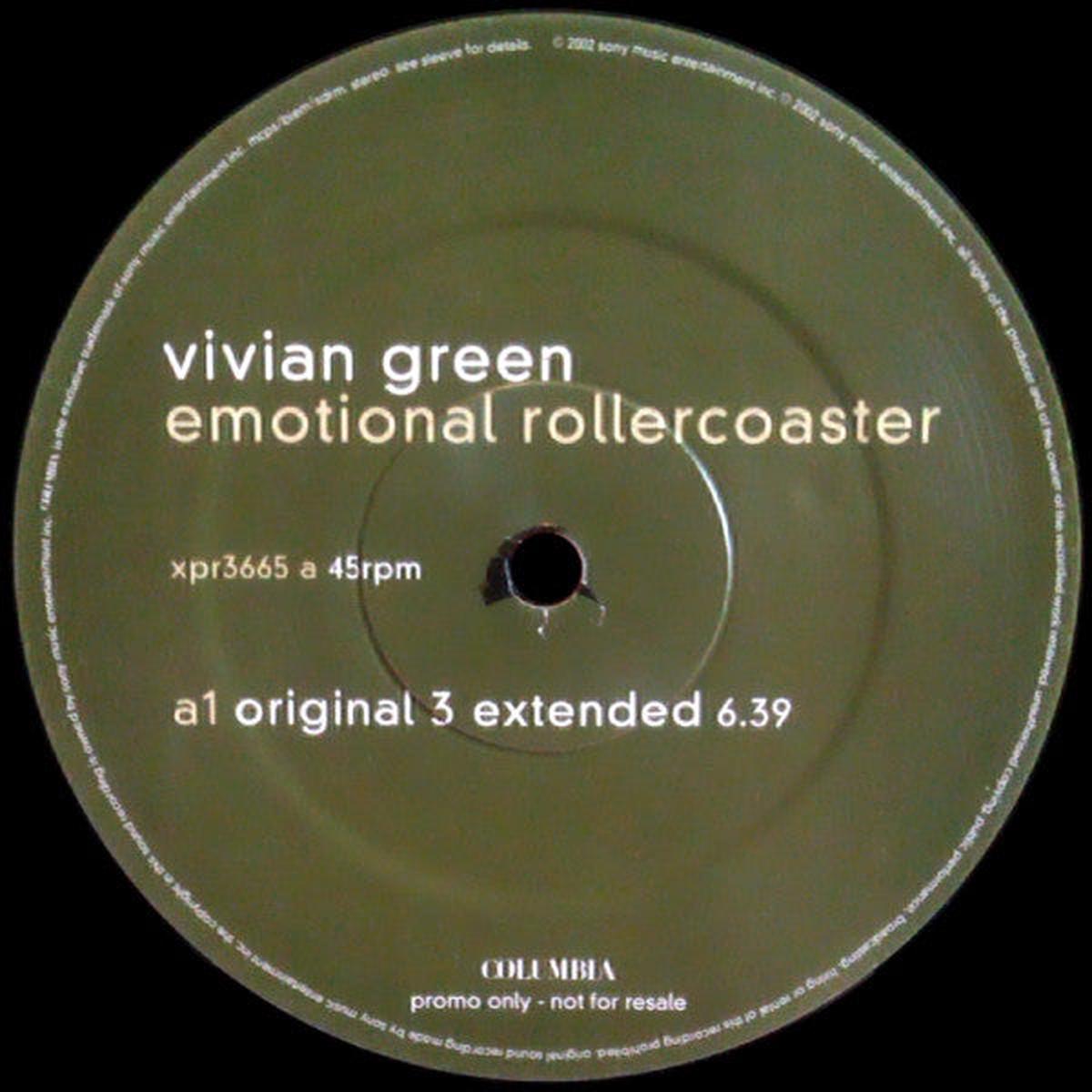 Vivian Green - Emotional Rollercoaster () VG+